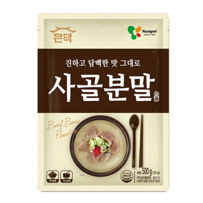 Youngmi 큰댁 사골분말, 500g, 6개