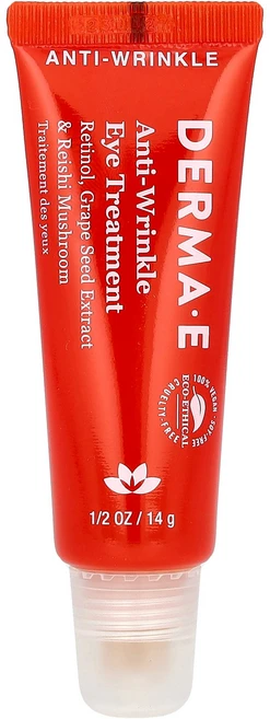 DERMA E 안티링클 아이 트리트먼트 14g(1/2oz) E (더마E), 1개, 14g - 쿠팡