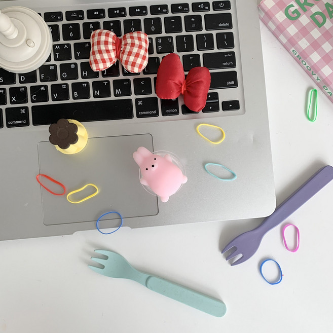 걸스코코 말랑가득톡 맥세이프 아이폰 인형 스마트톡 갤럭시 톡홀더 거치대 우정템, 1개, 2번스마트톡