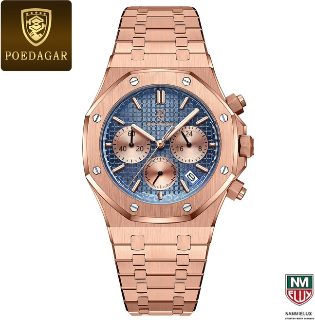 스미스[당일출고] POEDAGAR-926 남성용 정장/캐쥬얼/크로노그레프/ 심플한(명품) 디자인/ 사파이어그라스/생활용방수 Quartz(Japan) Watch선물용고급박스