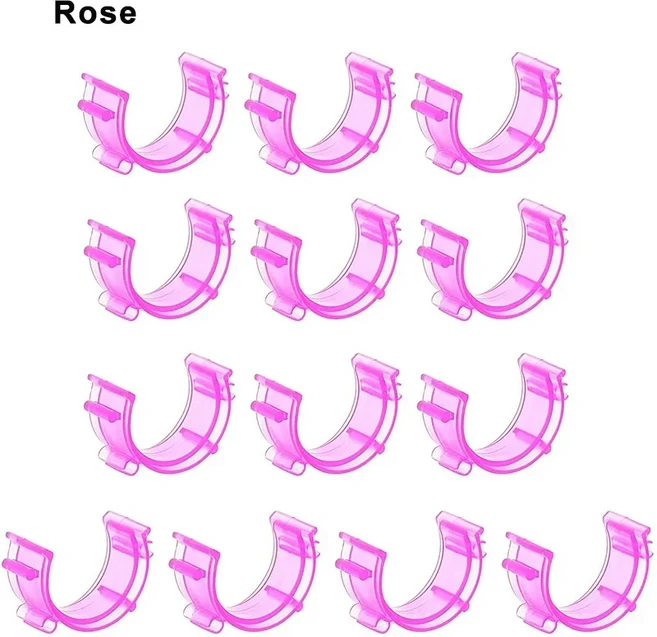 10-50Pcs 바느질 보빈 클립 홀더 플라스틱 클램프 스레드 스풀 용 재봉틀 도구, 04 20Pcs, 04 Rose