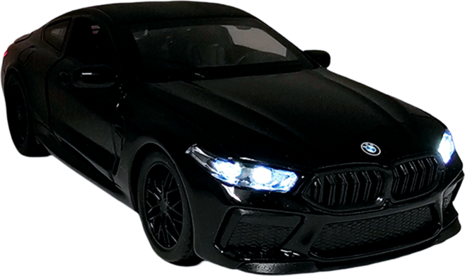BMW M8 고성능 쿠페 스포츠카 1:32 다이캐스트, 블랙, 1개