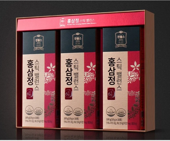 선물 홍삼정스틱 밸런스 홍삼농축액 300g(10 *10포) 3개입 선물세트 건강식품 29800원, 10g, 30개 - 쿠팡