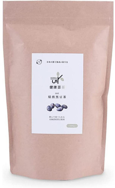 OrgaLife 일본직구 검은콩차 일본산 500g 홋카이도 구운 검은콩 구이 무첨가 무염 식물성 오일, 사이즈