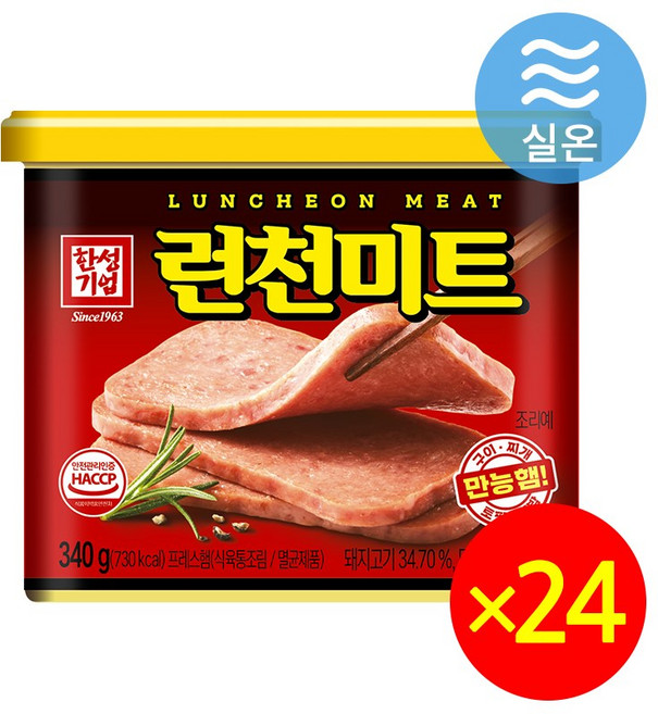 한성기업 런천미트, 340g, 24개