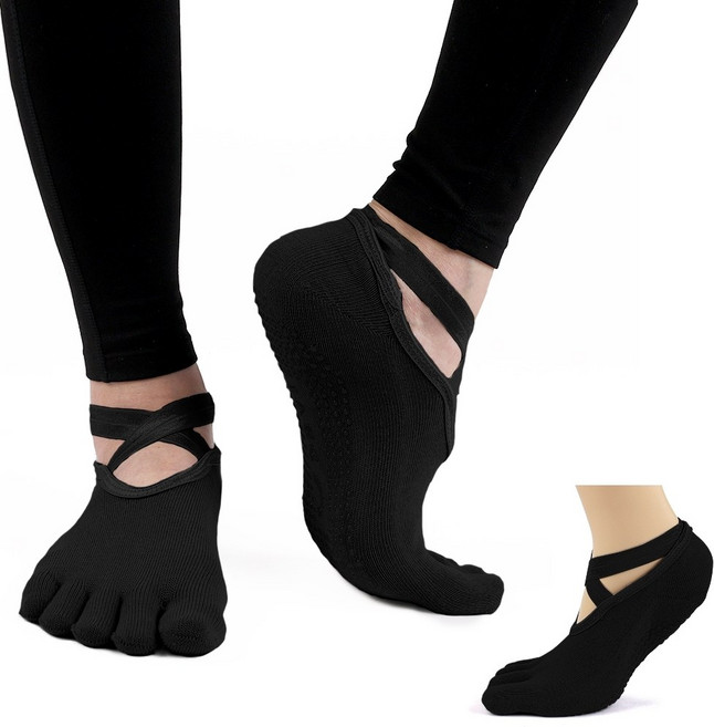 데비 님프 스트랩 토우 요가삭스