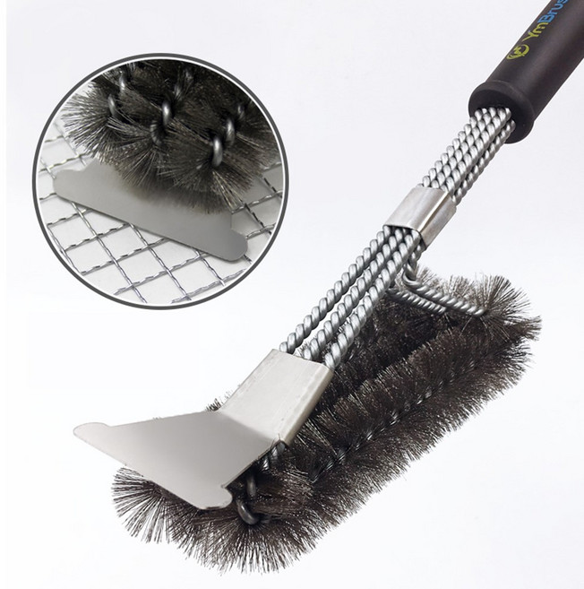 YM 브러쉬 스크패퍼 바비큐 솔 304스테인레스솔, 1개