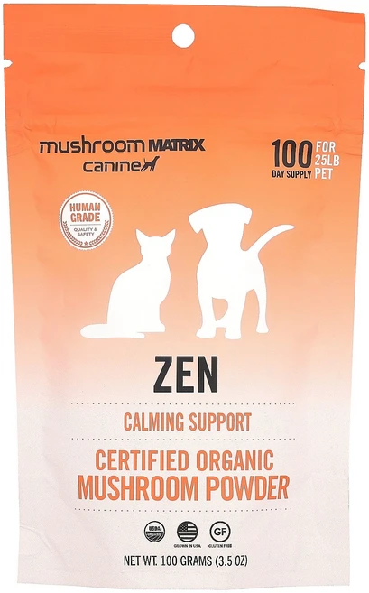 개·고양이 젠 유기농 버섯 파우더 100g | Mushroom Matrix Zen, 개·고양이 젠 유기농 버섯 파우더 100g | Mus - 쿠팡