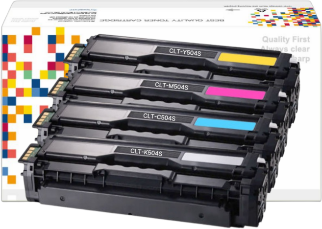토너를부탁해 삼성 CLT-K504S 호환 재생토너 SL-C1453FW C1454FW C1404W C1860FW, 1개, 검정+파랑+빨강+노랑 4색