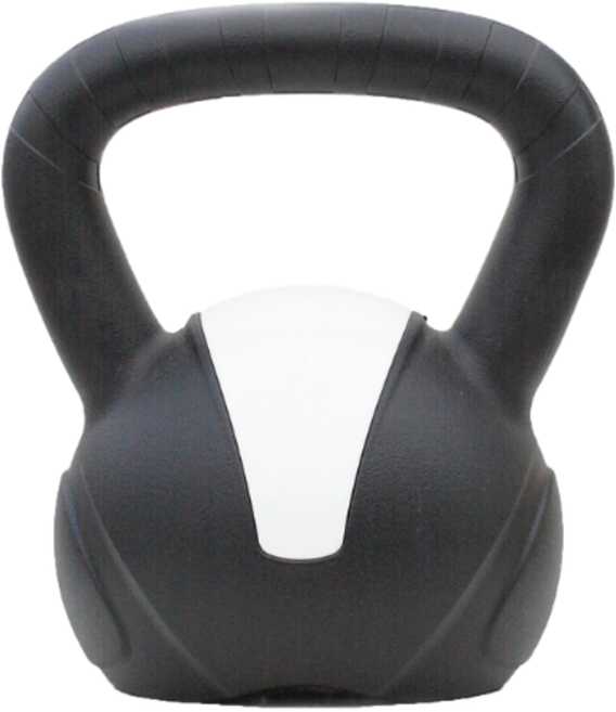 樂茲赫 LEZER 健身壺鈴, 黑, 1個, 12kg
