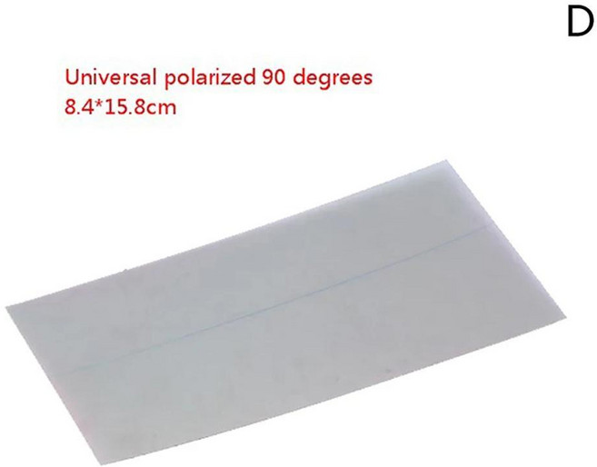 크기의 편광 필름 시계 멀티미터 계산기 디스플레이 수리, 윤이 나는, 1개