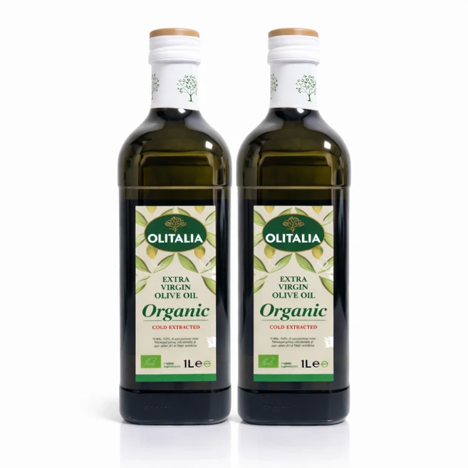 올리타리아 엑스트라버진 올리브유1L, 1L, 2개 - 쿠팡
