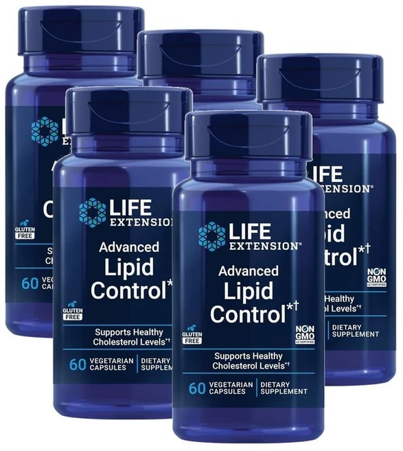 라이프 익스텐션 어드밴스드 리피드 컨트롤 암라 추출물 500mg 베지캡슐 Life Extension Advanced Lipid Control, 5개, 60정 - 쿠팡