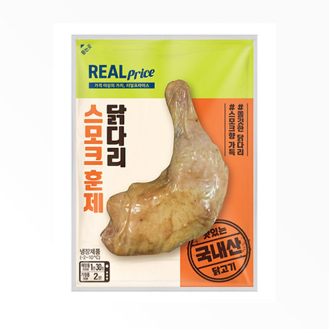 리얼 국내산 스모크 훈제닭다리 170g x 10개