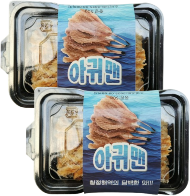 명식품본사 아귀맨 구이 [소포장] 아귀포 구이, 3개, 55g