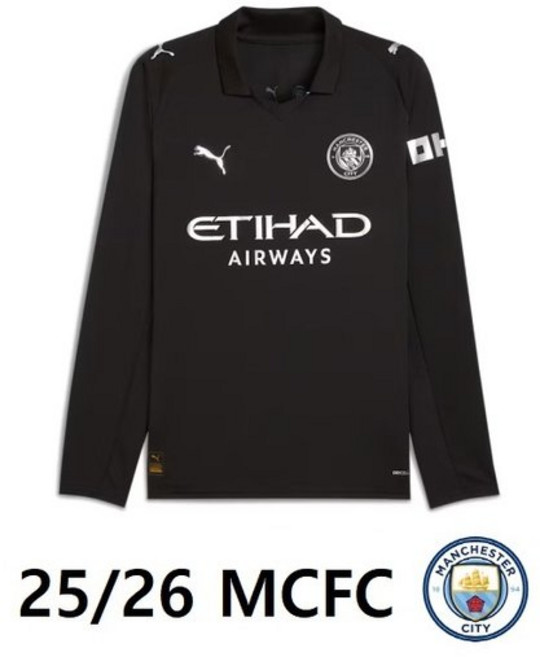 매장정품 PUMA 푸마 780351 02 축구 2526 유니폼 맨시티 어웨이 긴팔 태셔츠 MCFC Away Jersey Replica LS 1713757