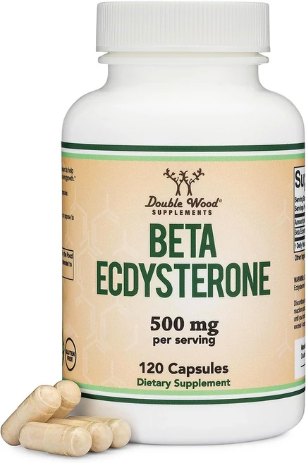 더블우드 베타 엑디스테론 Beta Ecdysterone 1회 서빙 500mg 120캡슐, 120정, 1개 - 쿠팡