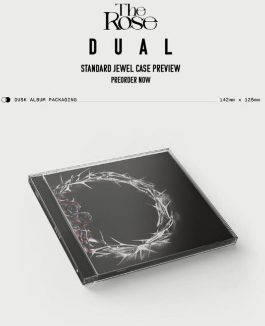 [CD] 더 로즈 (The Rose) 2집 - DUAL (Jewel Case Album) [Dusk ver.]