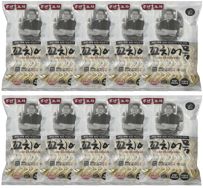 참도깨비 부산포차 꼬치어묵, 10개, 390g