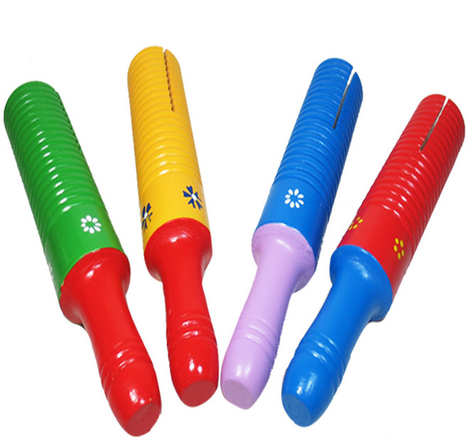 귀로 악기놀이 유아원목 교구, 귀로-빨강, 1개