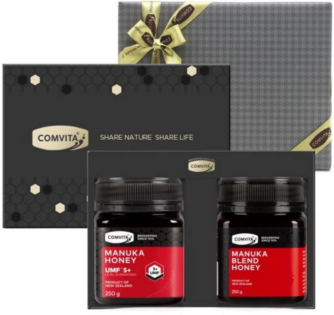 [백화점매장출고] 콤비타 마누카꿀 UMF5+ & 블렌드 허니 세트(250g x 2개) +쇼핑백, 250g, 2개 - 쿠팡
