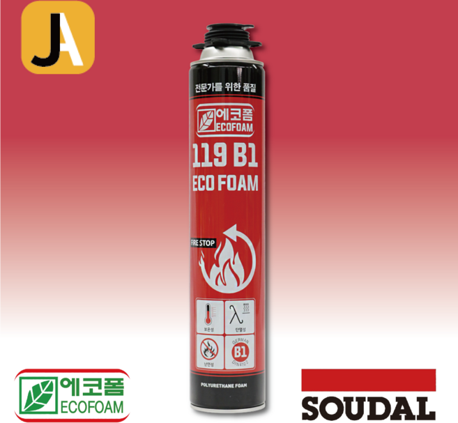 K_수달 방화용 폼 본드 119 B1 750ml 산업용, 1개