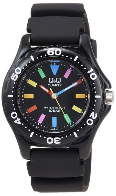 시티즌 큐앤큐 워치 쿼츠 10바 여성 스포츠 손목시계 VR25-001