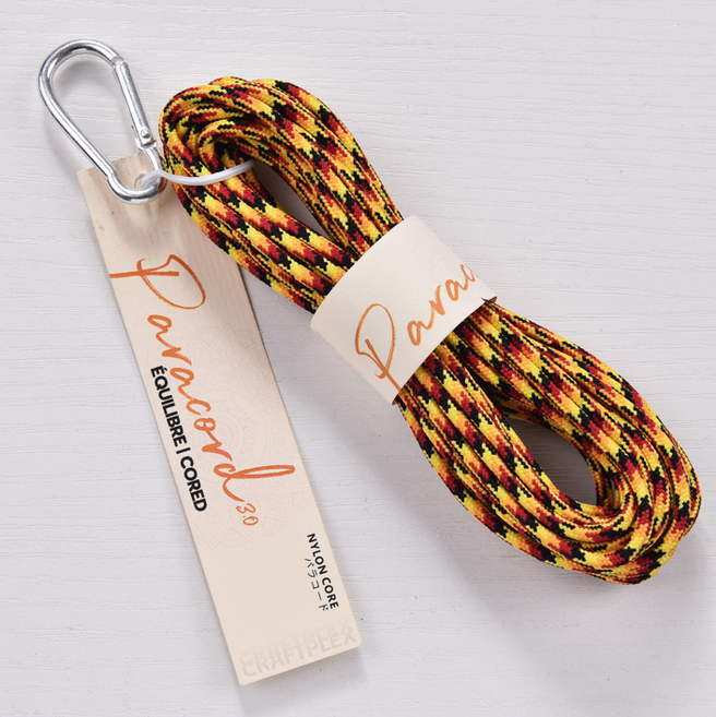 3mm 배색 파라코드 카라비너 5m 멀티 컬러 파라코드 팔찌 마스크 스트랩 리드줄 마크라메 재료, 1개, 10.독일