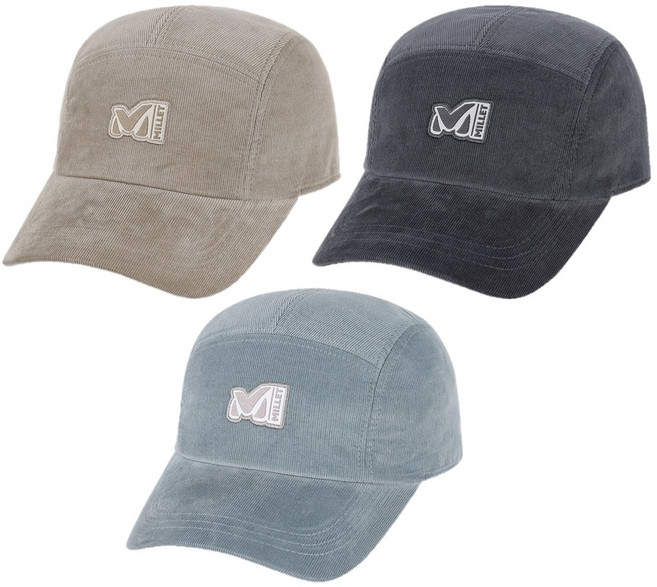 밀레 코듀로이 베이직 캡 남자등산모자, 세이지