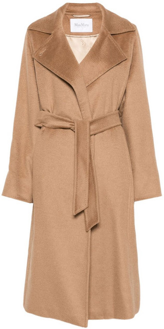 막스마라 마누엘라 벨트 노치드 라펠 코트