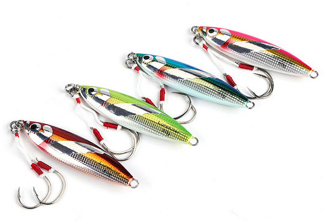 앵글러존 튜니 슬로우 메탈지그 붉바리 농어 참돔 방어 삼치 부시리 대구 갈치 쇼어지깅낚시, 40g, 핑크, 1개, 1개입