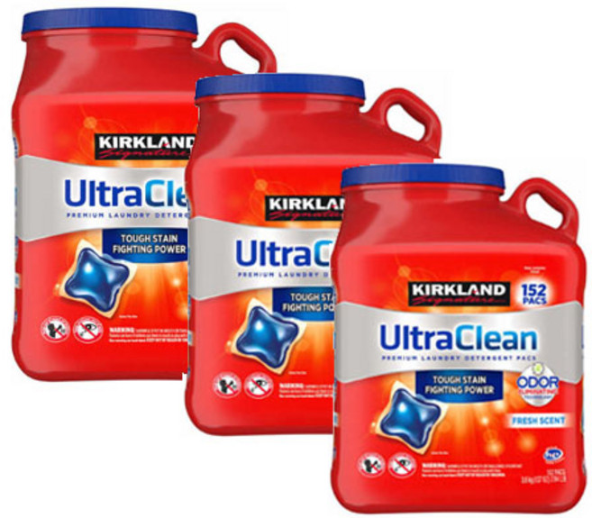 커클랜드시그니춰 울트라클린 캡슐세제, 152개입, 3개