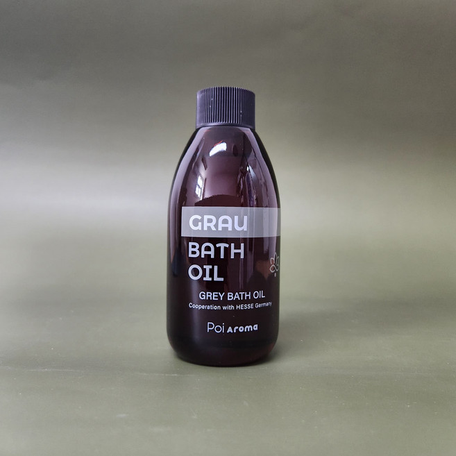 W.S포이아로마 바스오일 그레이 150ml 진정 보습 뭉친근육+앰플1박스(2mlx10), 1개
