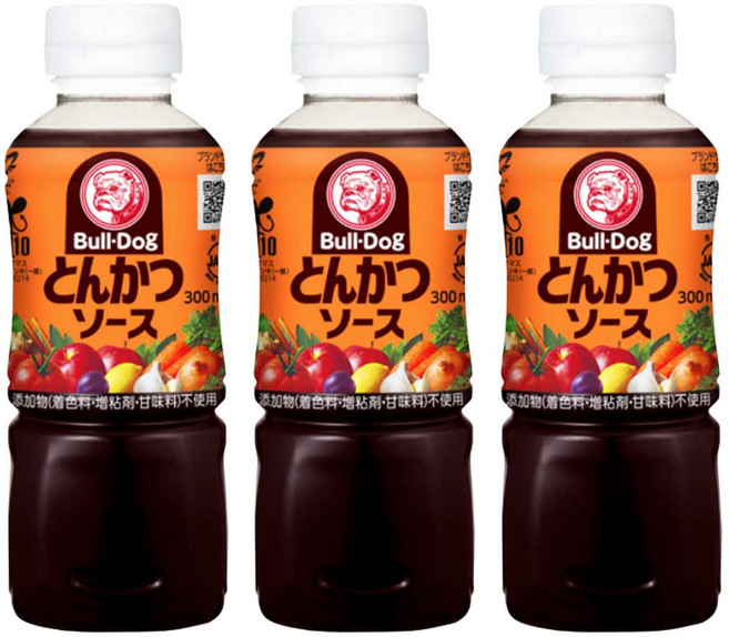BullDog 돈까스 소스, 300ml, 3개