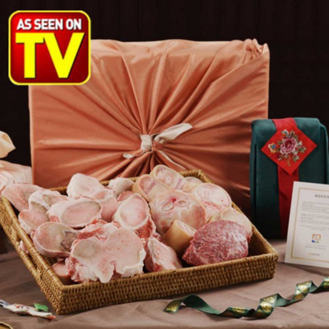 1++ 합천 황토한우 명품 선물세트 한우 우족 사골 정육 총5kg 추석 명절 설날 선물세트 선물셋트 선물