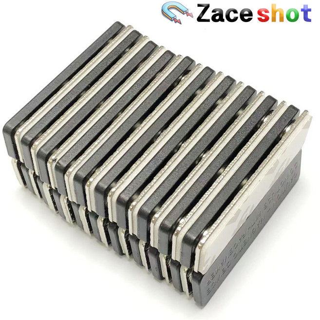 화이트 3M 명찰자석 [제이스샷], 3구 45x13x5.5mm, 20개