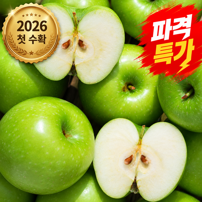 (이번주 특가) 30박스 한정 청사과 아오리 썸머킹, 1박스, 3kg