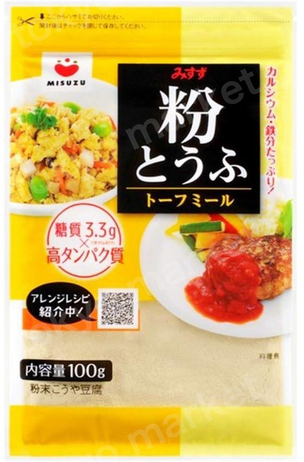 일본 미스즈 고단백 가루 두부 (건두부) 100g, 1개