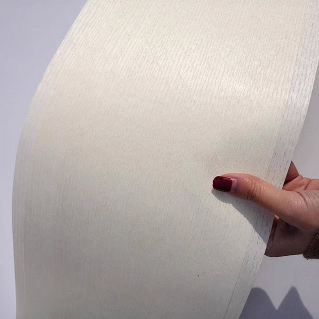 천연 화이트 오크 표백 베니어 가구 홈 장식 목재 L:2.5 미터 너비: 15cm T:0.2mm, 01 화이트 오크, 1개