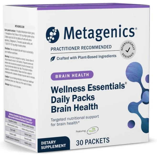 Metagenics Wellness Essentials Health Daily Packs - Comprehensive Support* - with Alpha Lipoic Aci, 1개 - 쿠팡