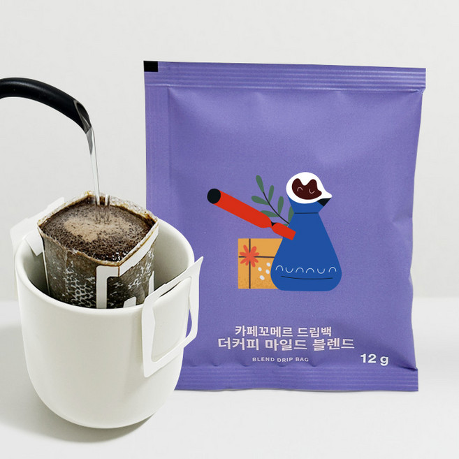 카페꼬메르 드립백 커피 마일드 블렌드, 1개, 1개입, 12g