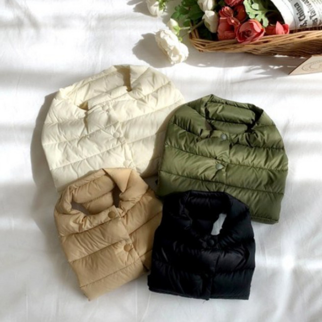 오리털 라이트 덕다운 패딩 강아지옷 겨울옷 애견, 1개, 아이보리