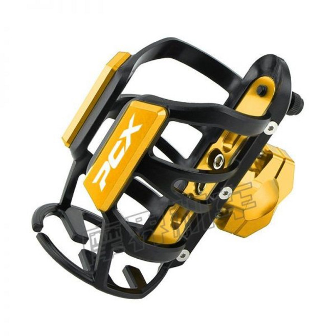 오토바이 컵 홀더 PCX 물통 거치대 악세사리 바이크 스쿠터 액세서리 라이딩 모터사이클, Gold PCX, 1개