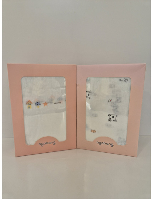 아가방[동아쇼핑점] 빠른선택 #신생아출산준비물 #가제천기저귀 면기저귀 #각5장씩 탄탄한 속싸개대용 목욕타올대용 활용도좋은 5P천기저귀2종중택1