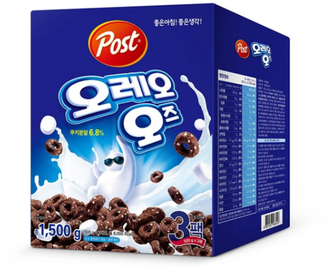 포스트 오레오 오즈 시리얼, 1개, 1.5kg