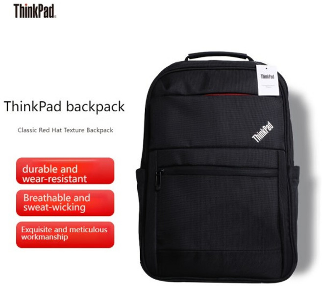 레노버 씽크패드 백팩 TP600-B 1415.6 컴퓨터 가방 대용량 블랙, 01 검정색