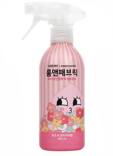 카카오프렌즈 섬유탈취제 공간탈취제 400ml 어피치 탈취제+연필1p증정, 1개