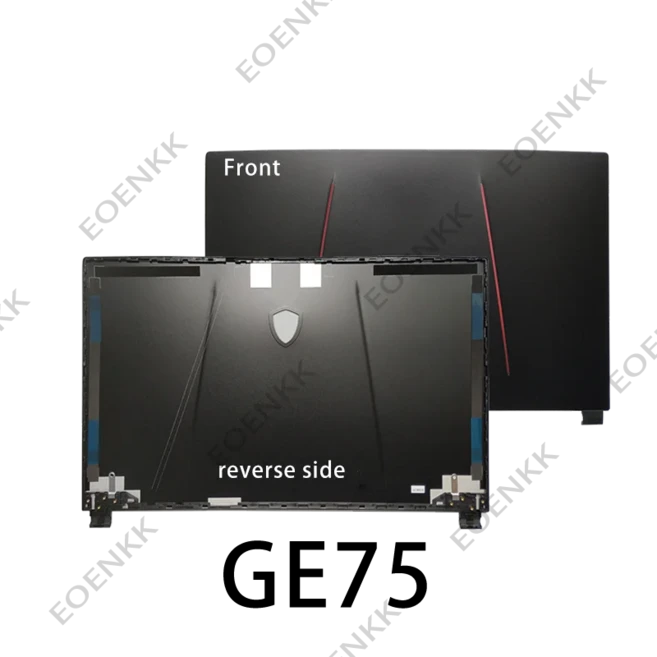 MSI GE75 시리즈용 교체 하우징 키트 스크린 후면 커버 전면 베젤 힌지 LCD 프레임 (레이더/레오파드, 05 A cover GE75