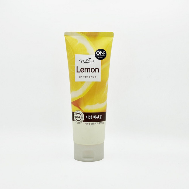 온더바디 더내추럴 산뜻한 레몬 클렌징폼, 200g, 1세트