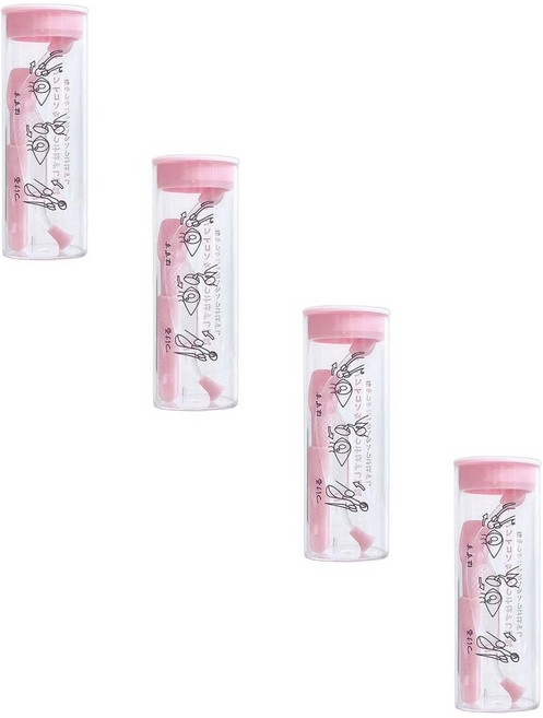 셀링랩 렌즈집게, 4개, 핑크